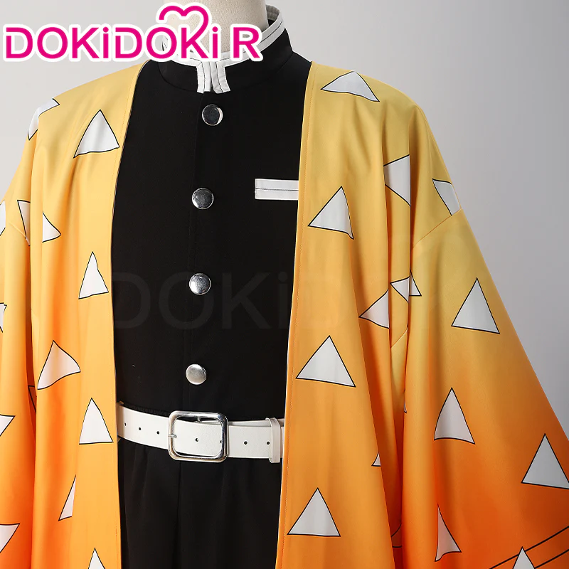 【Size XS-2XL】DokiDoki-R Anime Cosplay Costume Men Yellow Kimono - Image 2