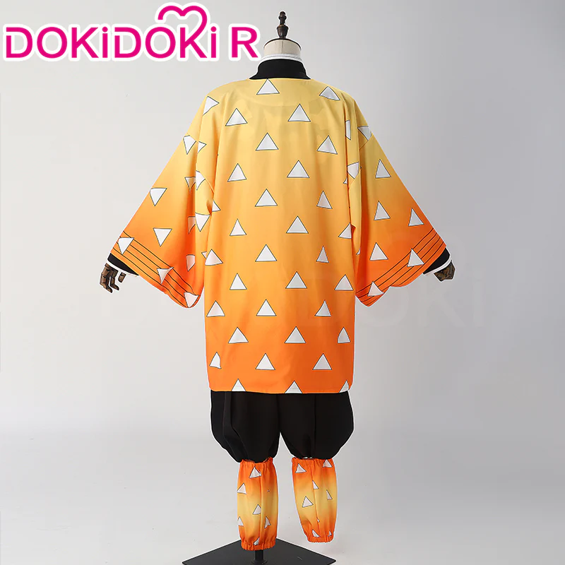 【Size XS-2XL】DokiDoki-R Anime Cosplay Costume Men Yellow Kimono - Image 4