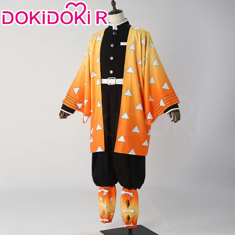 【Size XS-2XL】DokiDoki-R Anime Cosplay Costume Men Yellow Kimono - Image 5