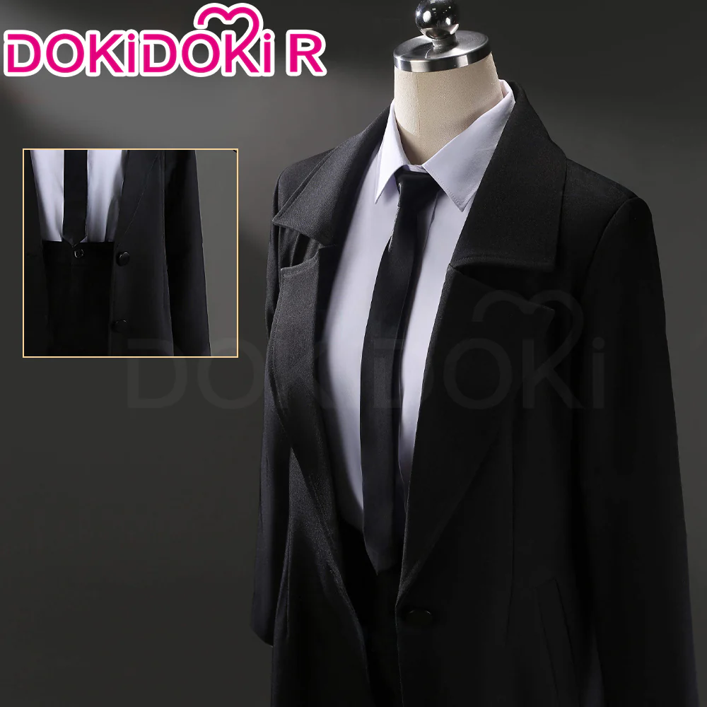 【In Stock】【Size XS-2XL】DokiDoki-R Anime Manga Cosplay Black Suit Costume - Image 2