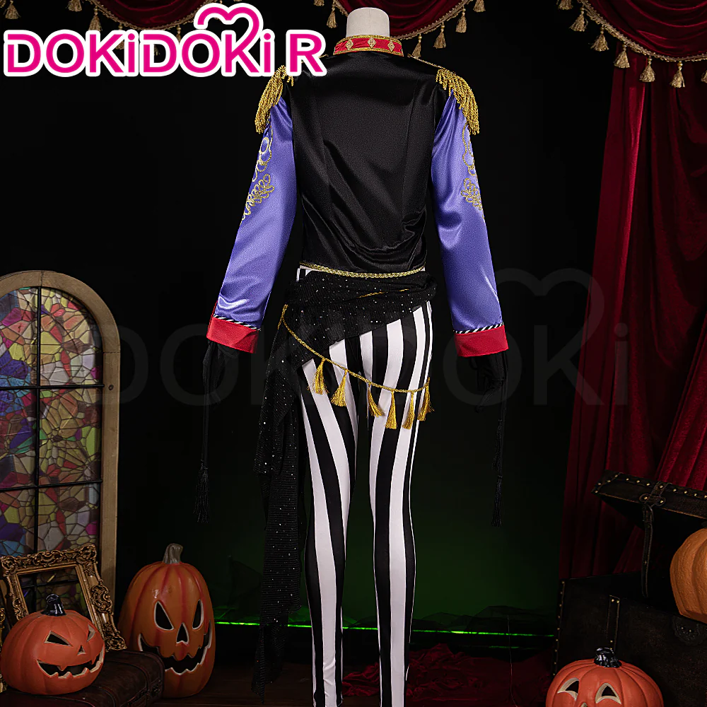 【Size XS-2XL】DokiDoki-R Game Cosplay Men Costume Halloween Suit Playful Attire - Image 2