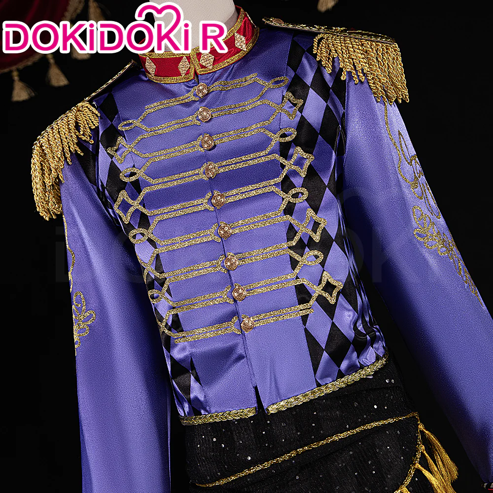 【Size XS-2XL】DokiDoki-R Game Cosplay Men Costume Halloween Suit Playful Attire - Image 4