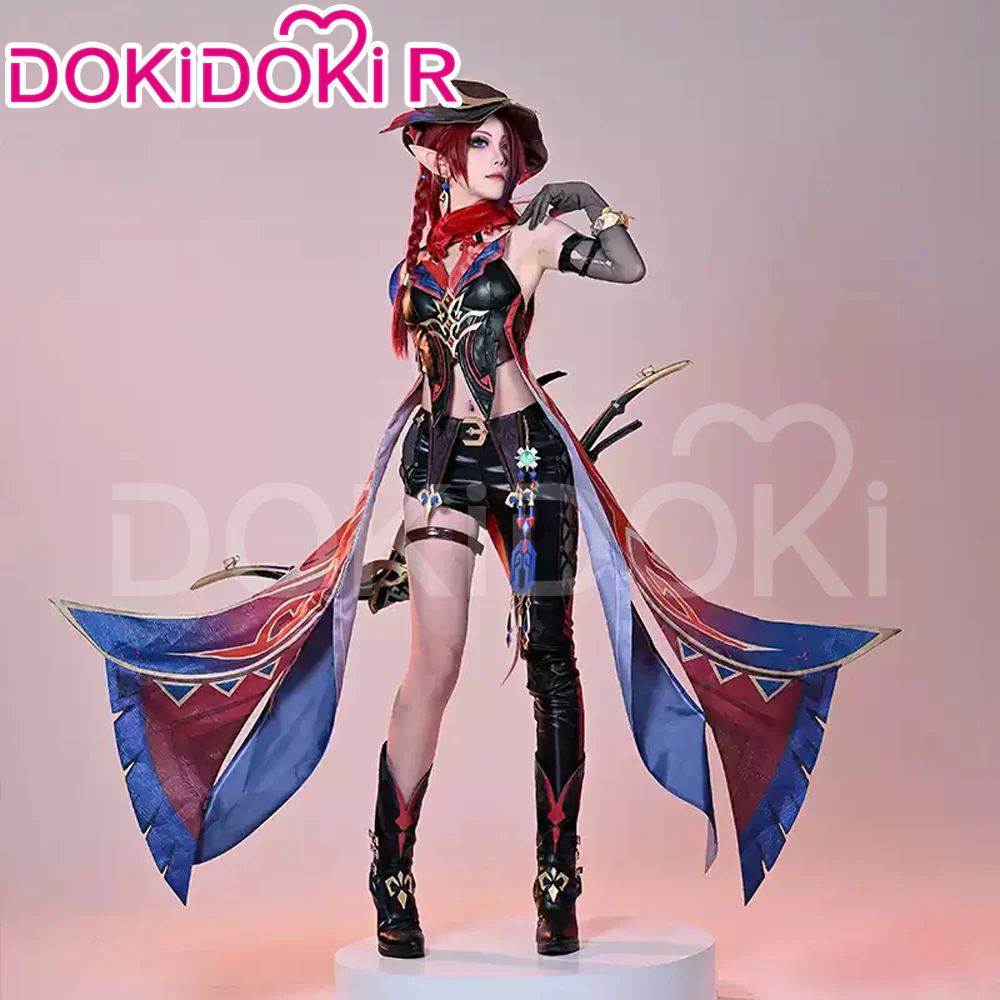【Size XS-2XL】DokiDoki-R Game Genshin Impact Cosplay Chasca Costume Natlan