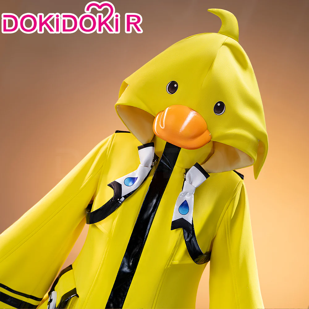 【Size XS-2XL】DokiDoki-R Game Genshin Impact Cosplay Weather Waddler Costume / Shoes Miliastra Wonderland Raincoat - Image 3