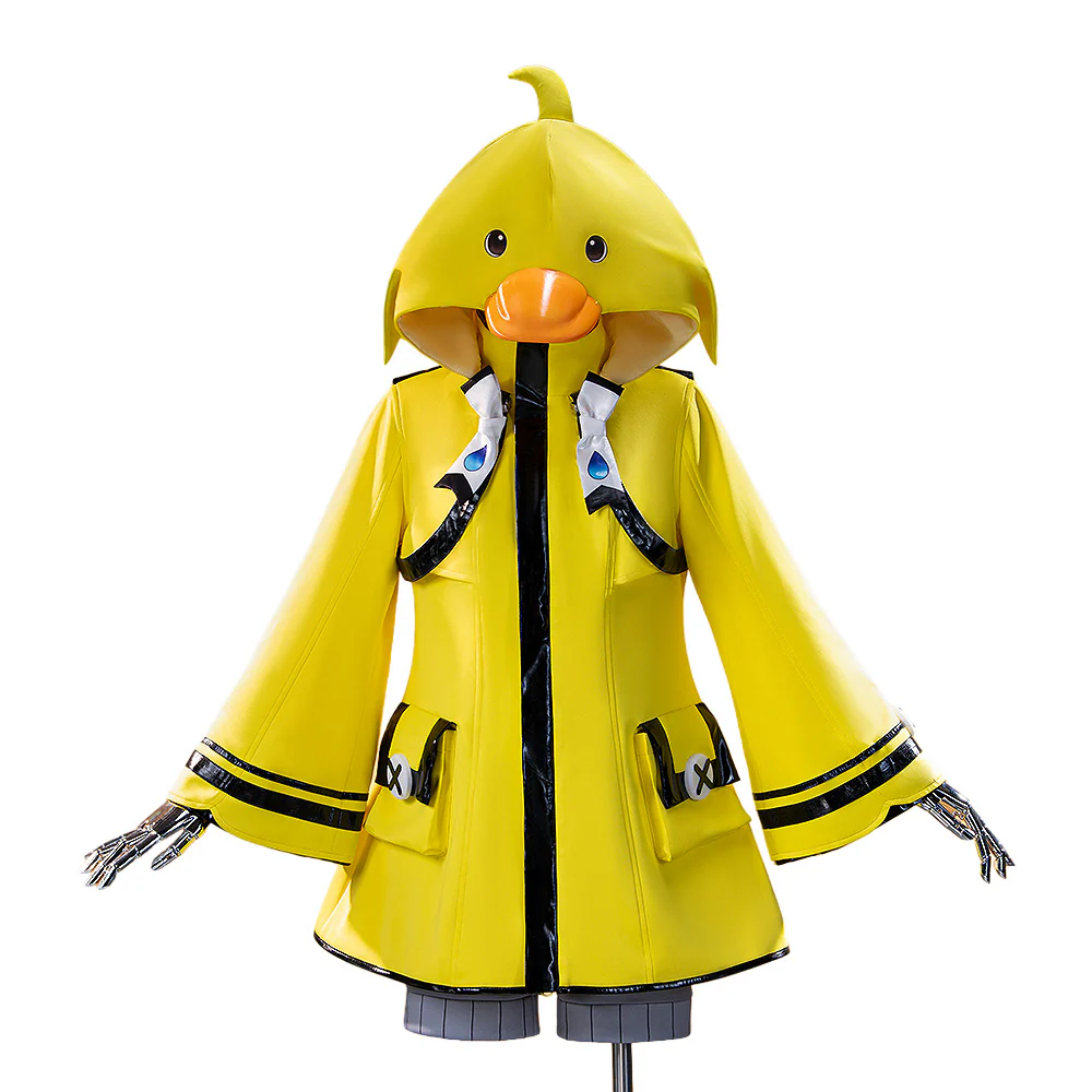 【Size XS-2XL】DokiDoki-R Game Genshin Impact Cosplay Weather Waddler Costume / Shoes Miliastra Wonderland Raincoat - Image 5