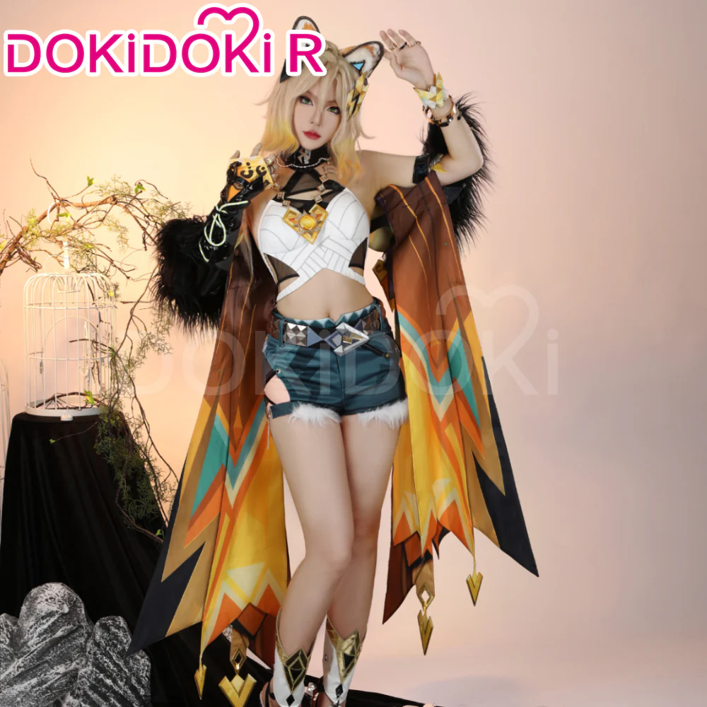 【Tail Included】【Size XS-2XL】DokiDoki-R Game Genshin Impact Cosplay Xilonen Costume Natlan