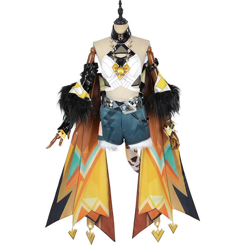 【Tail Included】【Size XS-2XL】DokiDoki-R Game Genshin Impact Cosplay Xilonen Costume Natlan - Image 6