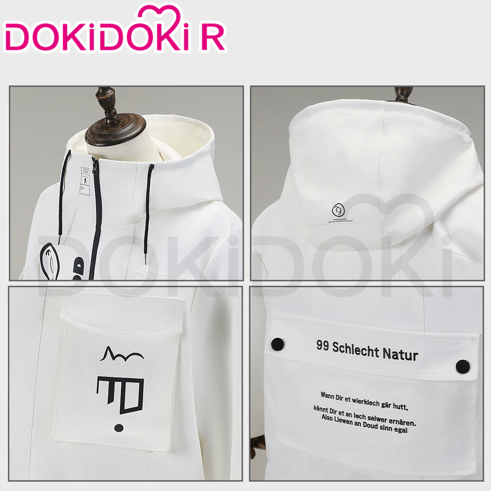 【Size XS-2XL】DokiDoki-R Game The Hundred Line Last Defense Academy Cosplay Aotsuki Eito Costume Uniform - Image 4