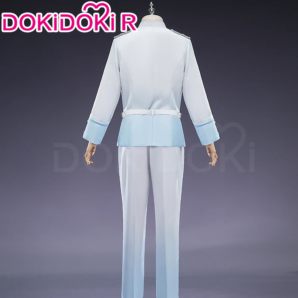 【Size XS-2XL】DokiDoki-R Virtual Idol PLAVE Cosplay Yejun Costume White Military Uniform Stage Outfit Nam Yejun - Image 2