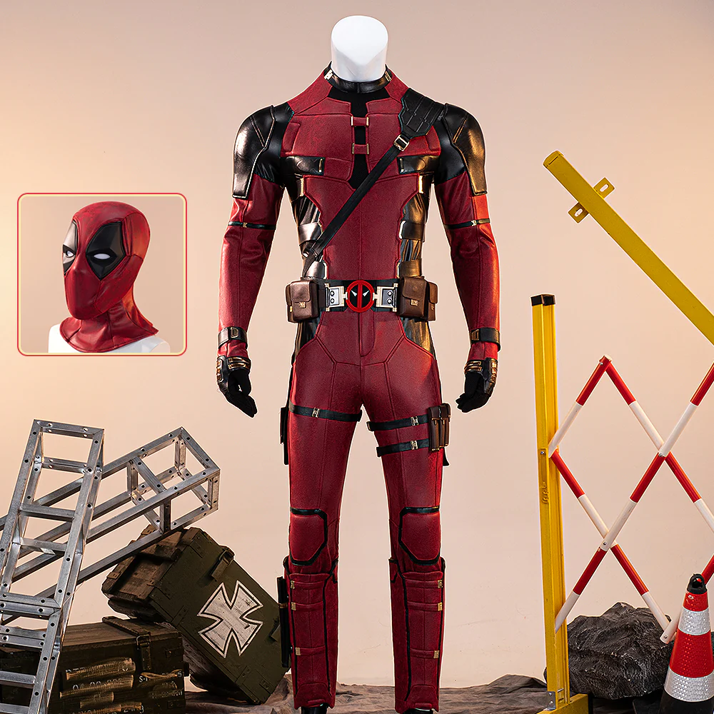 【Partial Size Ready For Ship】【Size XS-3XL】 DokiDoki Anime Cosplay Black Red Man Costume
