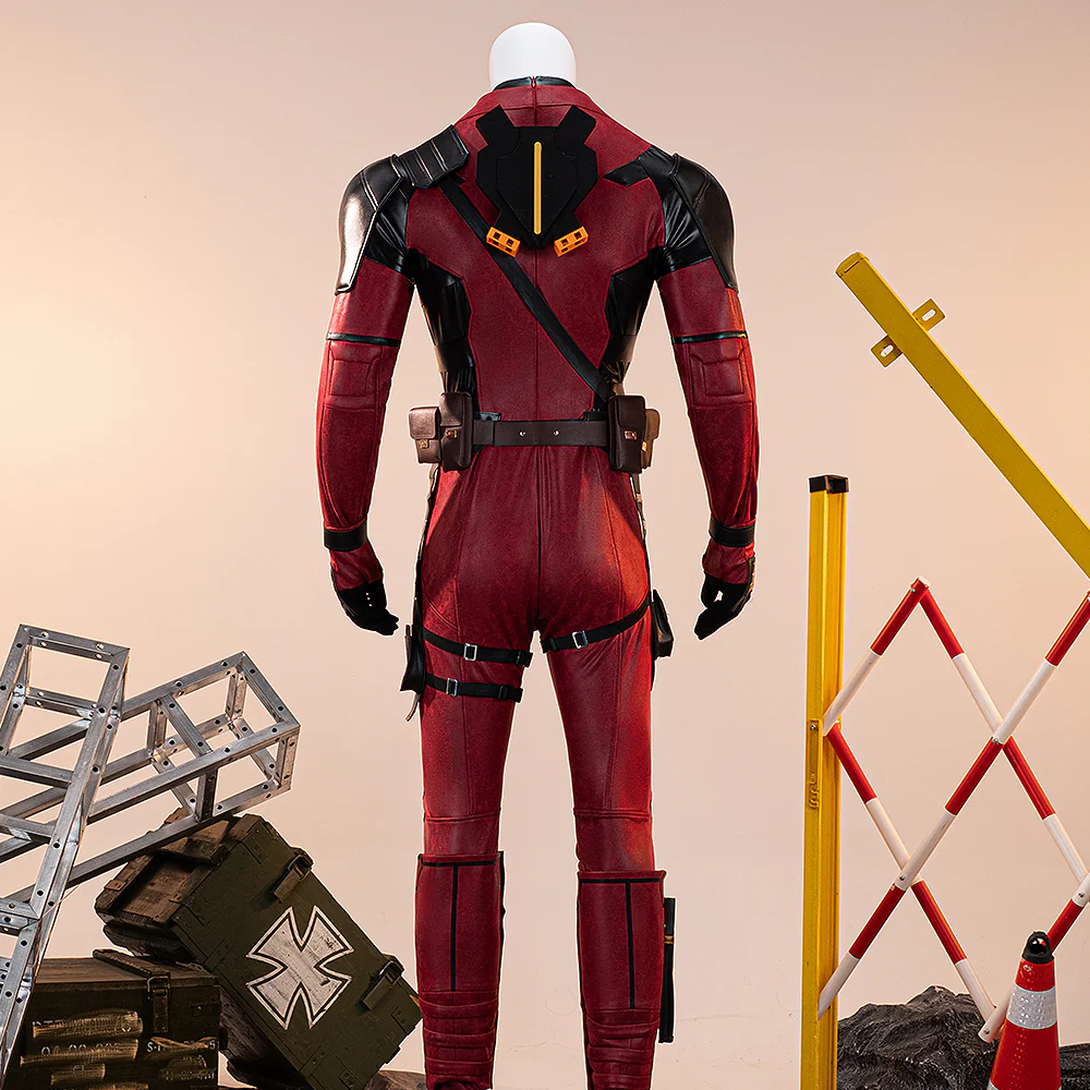 【Partial Size Ready For Ship】【Size XS-3XL】 DokiDoki Anime Cosplay Black Red Man Costume - Image 4