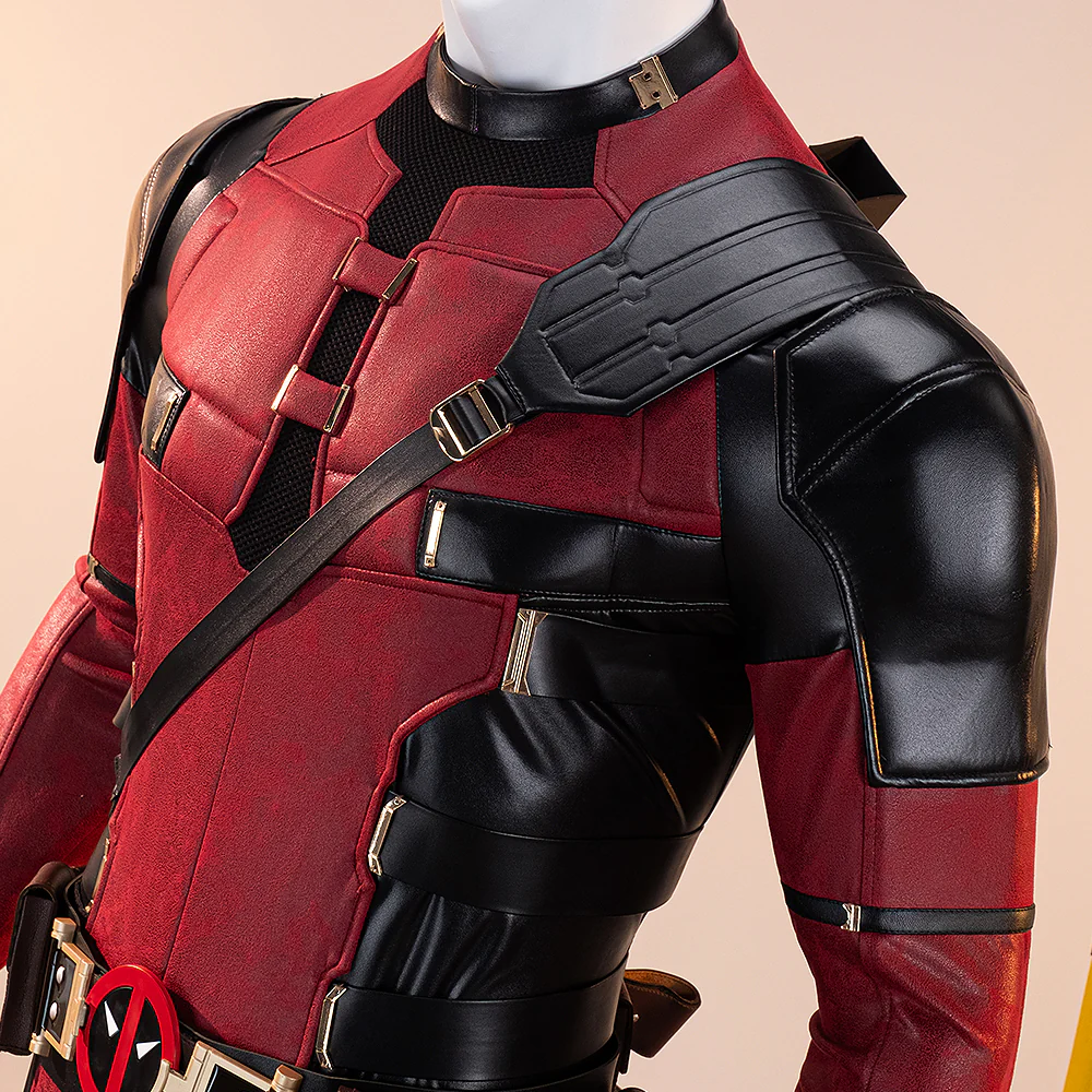 【Partial Size Ready For Ship】【Size XS-3XL】 DokiDoki Anime Cosplay Black Red Man Costume - Image 5