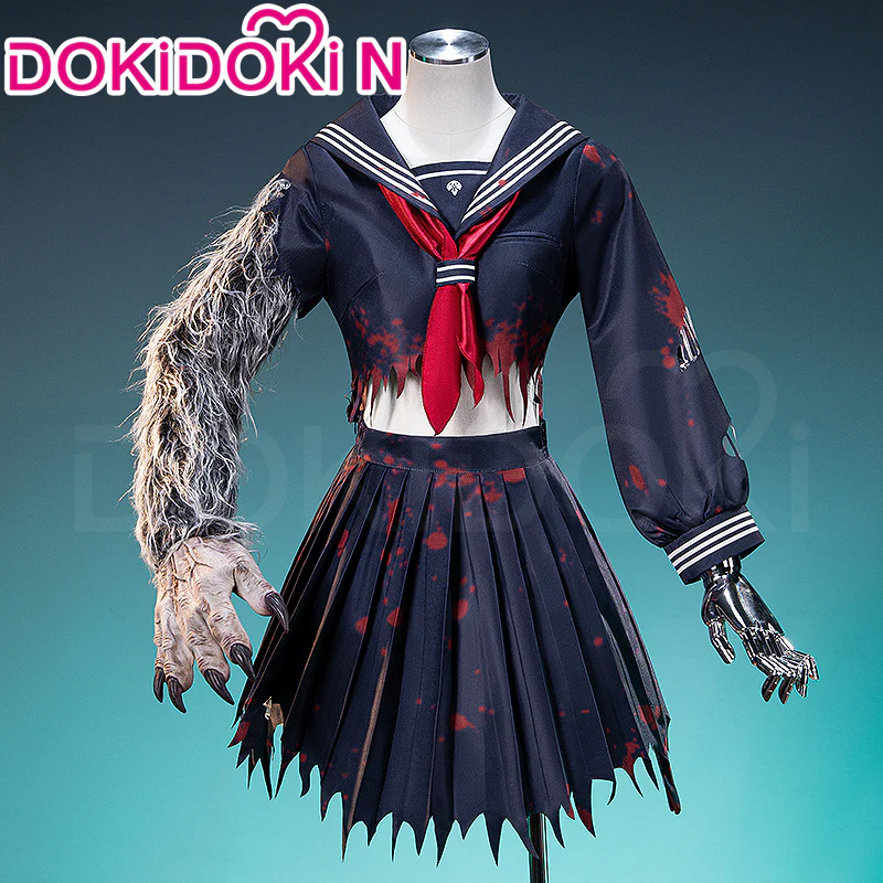 【Size XS-3XL】DokiDoki-N Game Cosplay Costume Sailor Suit Fox JK