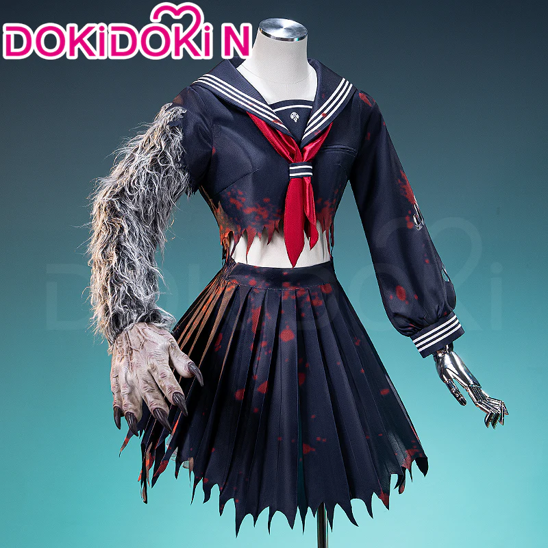 【Size XS-3XL】DokiDoki-N Game Cosplay Costume Sailor Suit Fox JK - Image 3