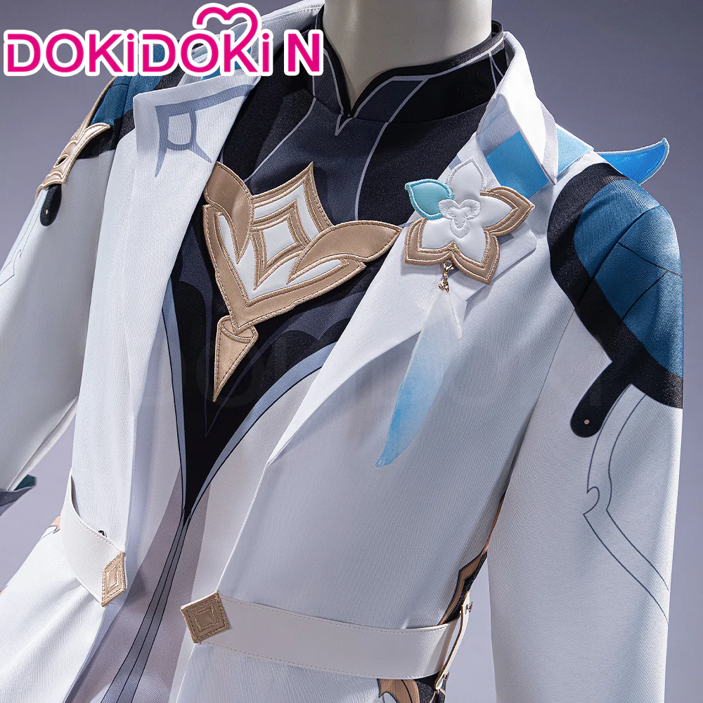 【Size XS-3XL】DokiDoki-N Game Genshin Impact Cosplay Traveler Aether Costume Kong As Heaven and Earth Are Made Anew - Image 3