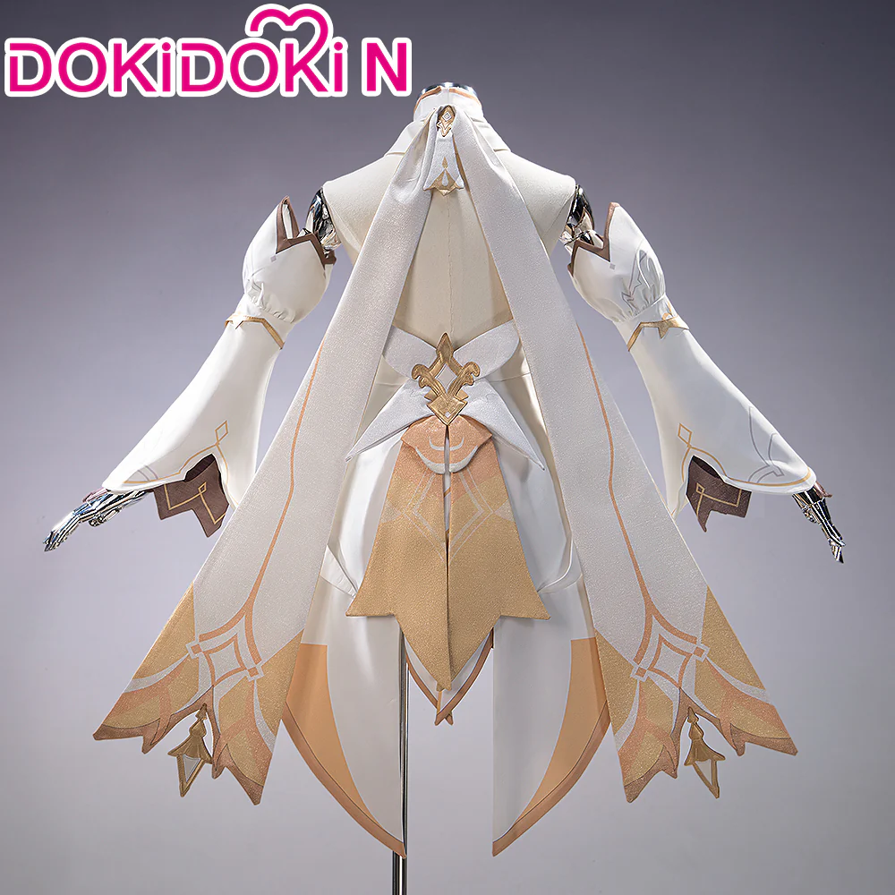 【Size XS-3XL】DokiDoki-N Game Genshin Impact Cosplay Traveler Lumine Costume Ying As Heaven and Earth Are Made Anew - Image 2
