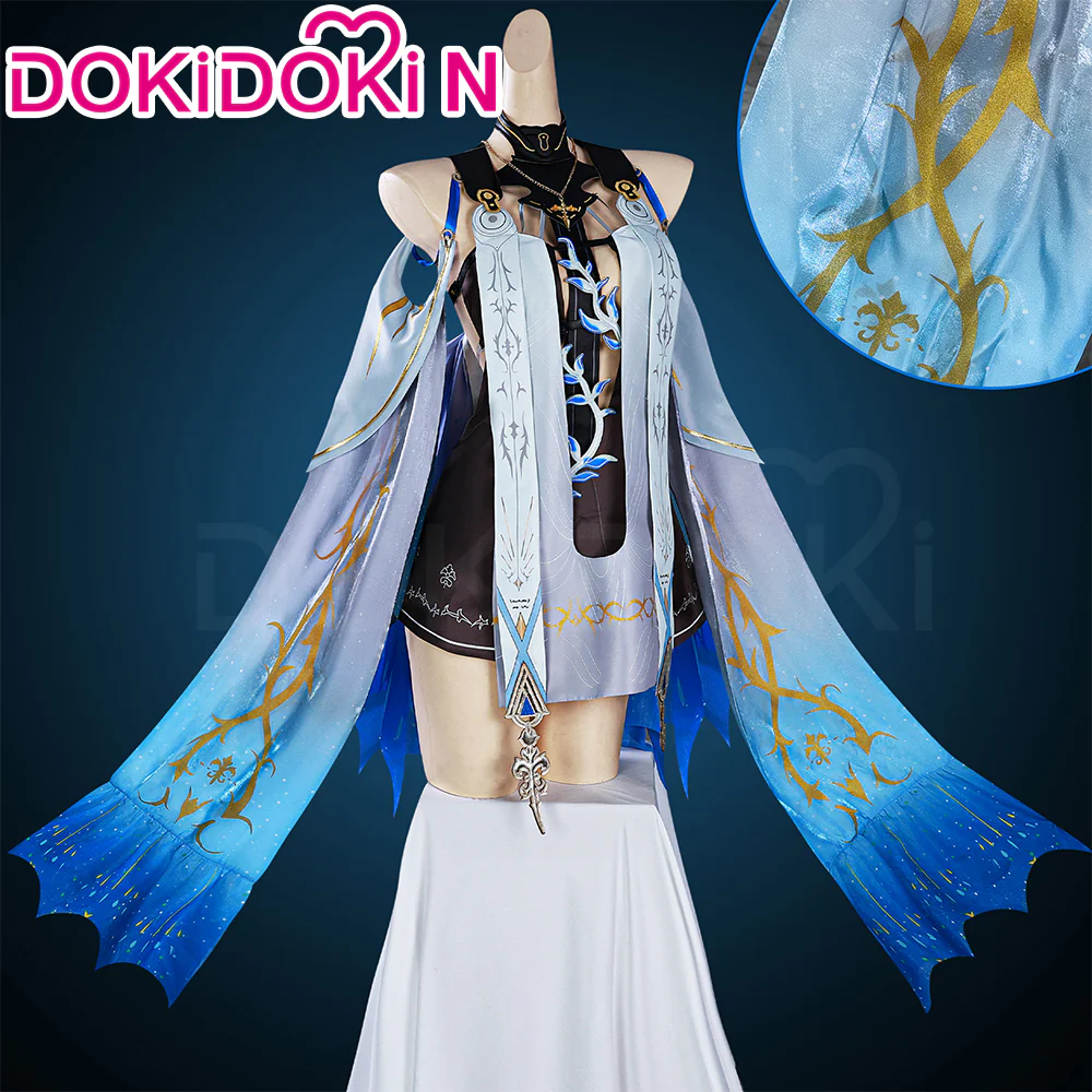 【Size XS-3XL】DokiDoki-N Game Wuthering Waves Cosplay Cartethyia Costume / Headwear / Hand Armor