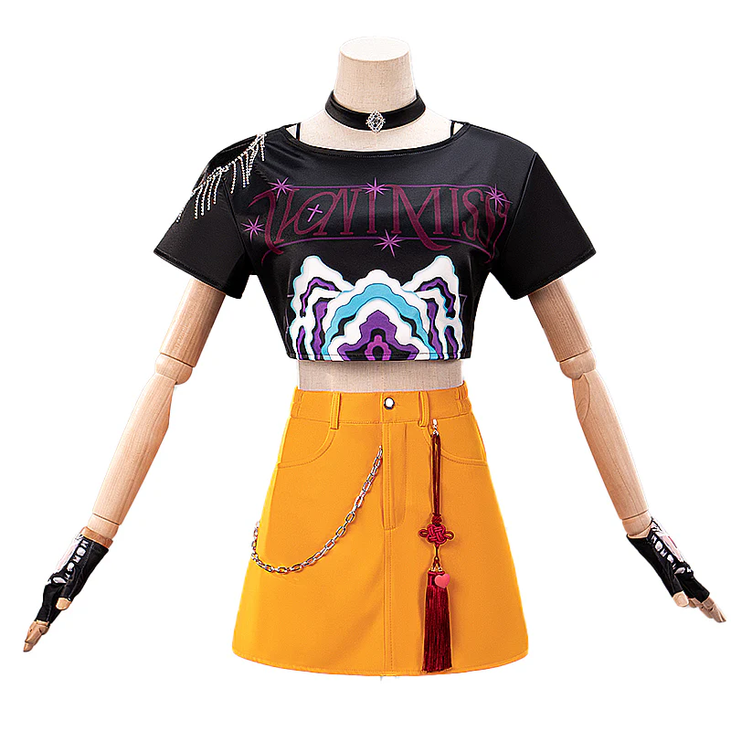 【Partially Ready For Ship】【Size XS-3XL】【Last Batch】DokiDoki-N Movie Anime KPOP KILLER Cosplay Costume - Image 6