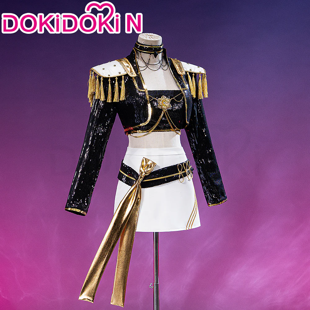 【Ready For Ship】【Size XS-3XL】【Last Batch】DokiDoki-N Movie Anime KPOP KILLER Cosplay Costume GOLD SERIES - Image 3