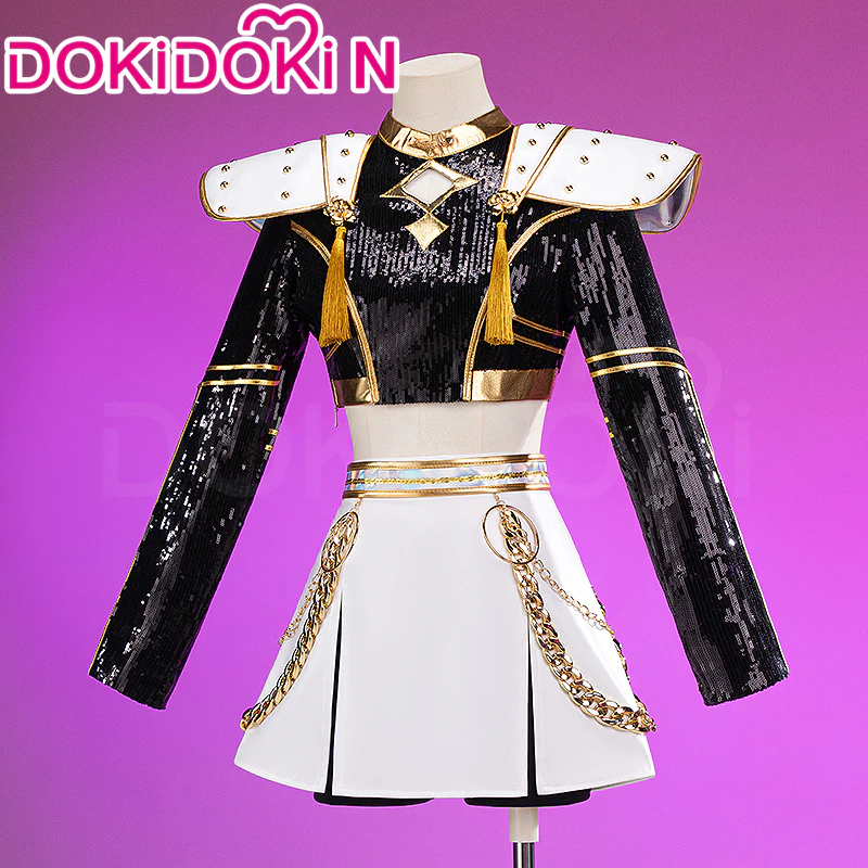 【Ready For Ship】【Size XS-3XL】【Last Batch】DokiDoki-N Movie Anime KPOP KILLER Cosplay Costume GOLD SERIES - Image 3
