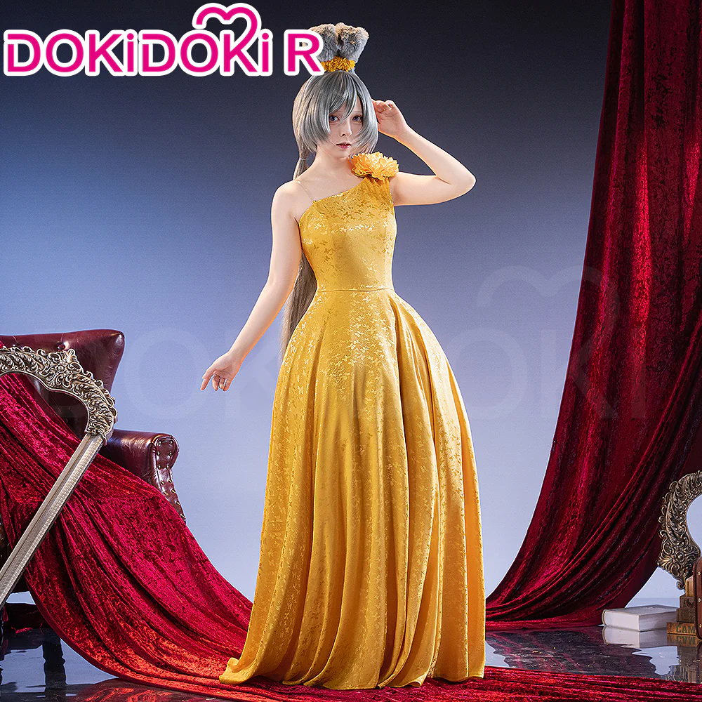 【Ready For Ship】【Size S-2XL】DokiDoki-R Anime Cosplay Costume Rabbit Yellow Dress - Image 2