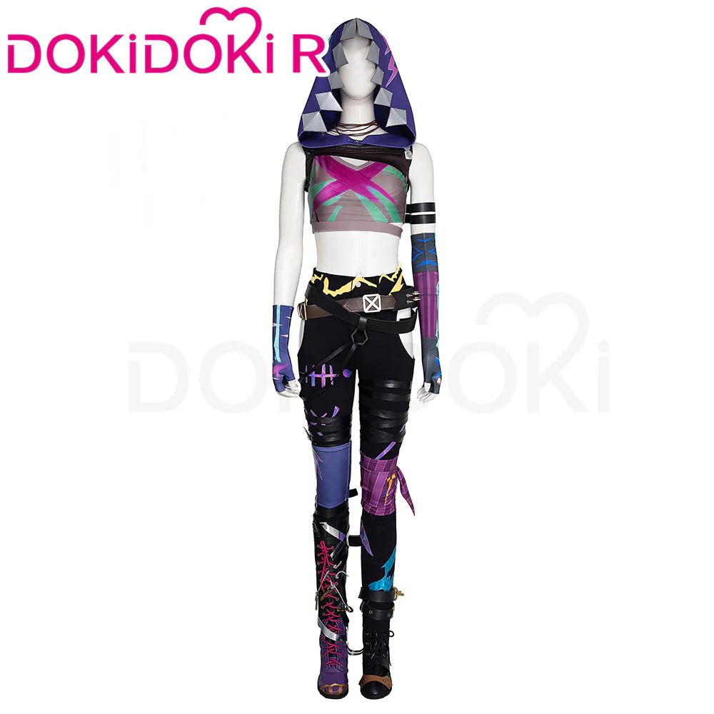 【Partially Ready For Ship】【Size XS-3XL】DokiDoki-R Anime Cosplay Fractured Jinxx Costume - Image 2