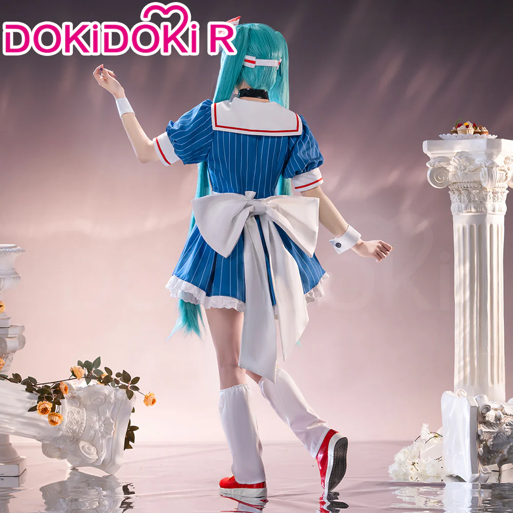 【Size S-3XL】DokiDoki-R Cosplay Costume Mesmerizer Blue Dress - Image 3