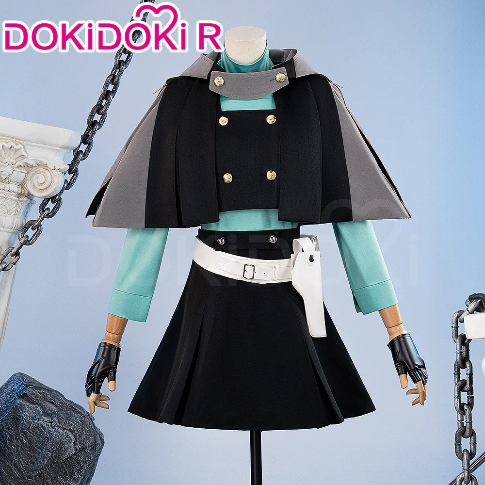 【Size XS-3XL】DokiDoki-R Game Cosplay Combat Uniform Battle Costume / Wig - Image 2