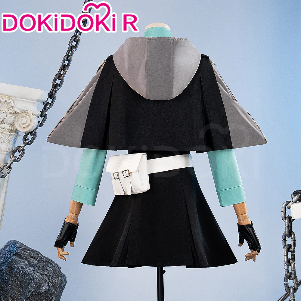 【Size XS-3XL】DokiDoki-R Game Cosplay Combat Uniform Battle Costume / Wig - Image 3