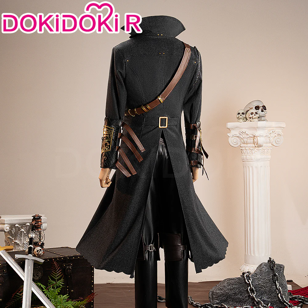 【Size XS-3XL】DokiDoki-R Game Cosplay Costume Black Hunter Suit - Image 2