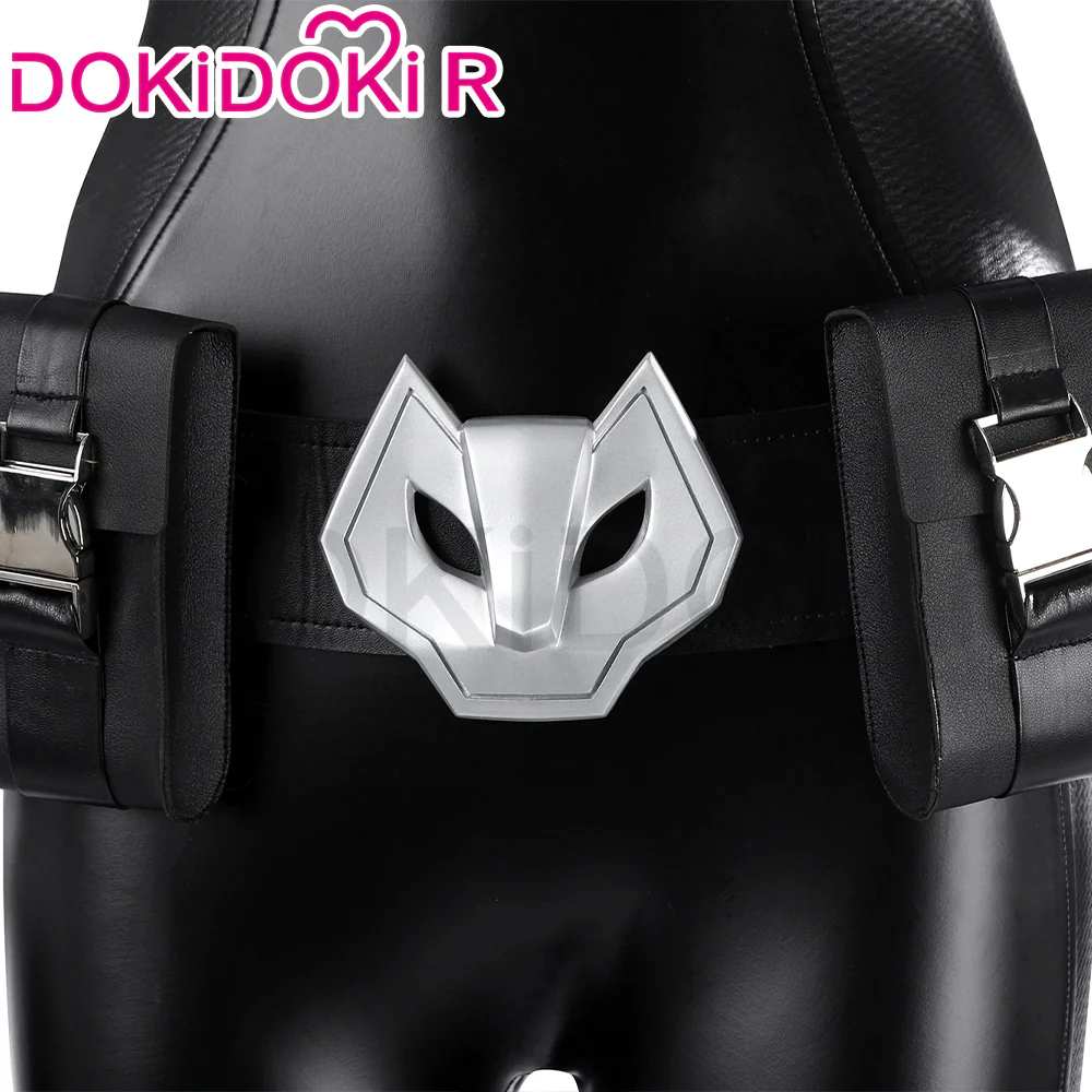 【Ready For Ship】【Last Batch】DokiDoki-R Game Cosplay Female Costume Black Bodysuit - Image 4