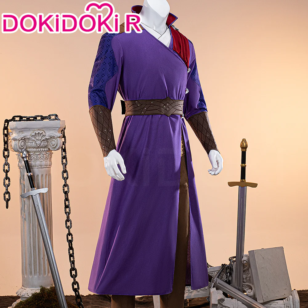 【Size XS-3XL】DokiDoki-R Game Cosplay  Costume Purple - Image 2