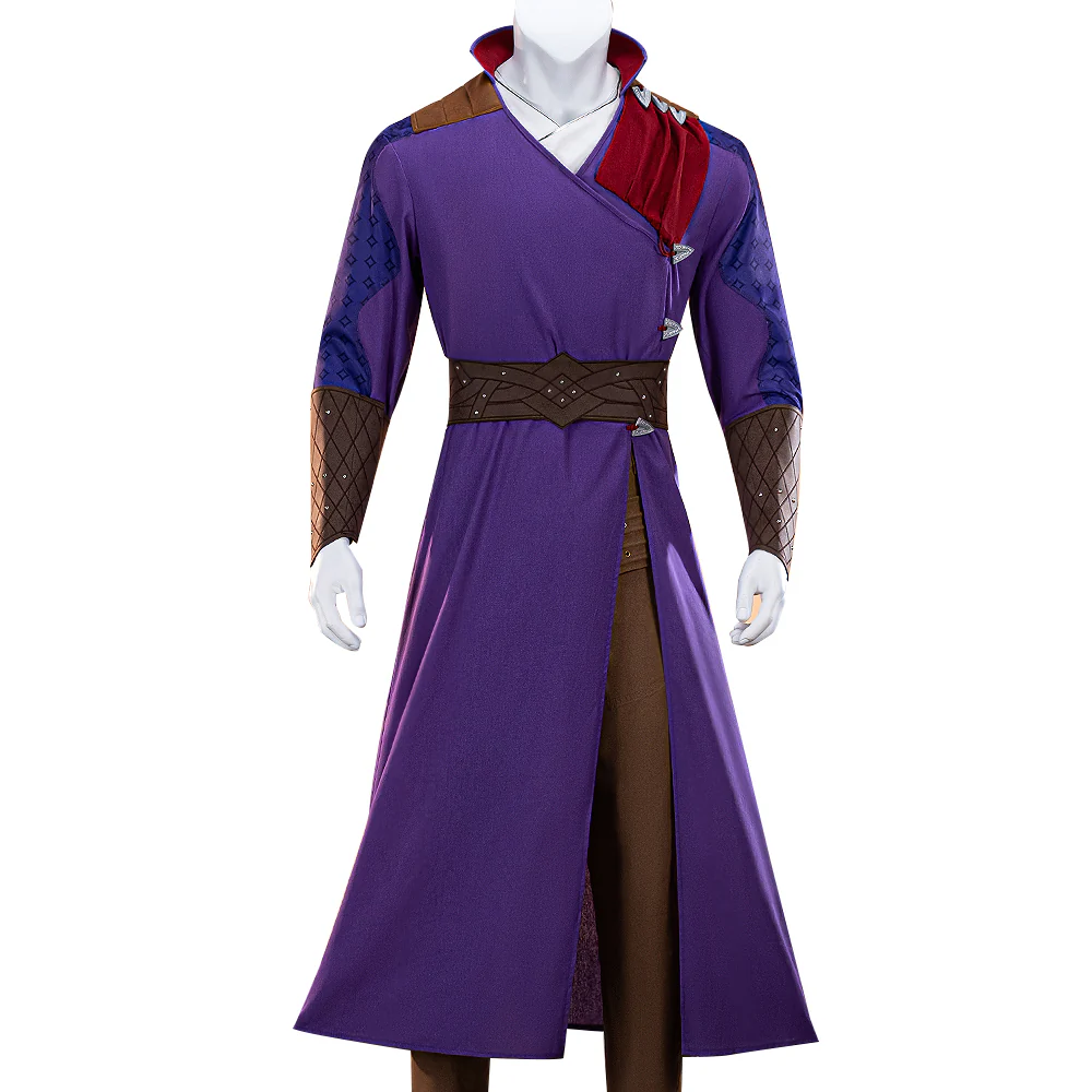 【Size XS-3XL】DokiDoki-R Game Cosplay  Costume Purple - Image 5