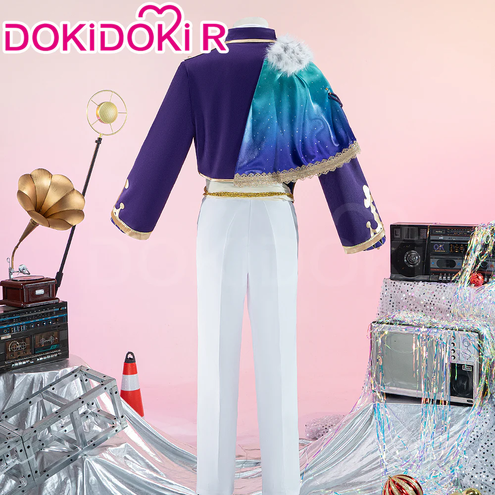 【Size XS-3XL】DokiDoki-R Game Cosplay Kamiishiro Ruii Crown of Suit Costume King of Clubs - Image 3