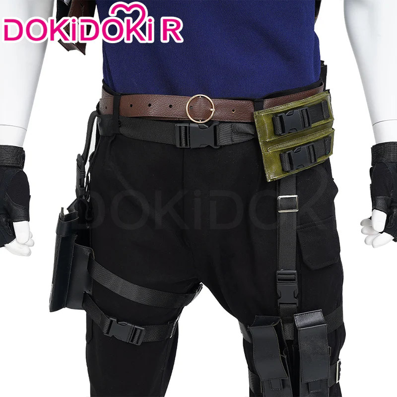 【Size XS-3XL】DokiDoki-R Game Cosplay Leather Jacket Combat Costume - Image 3
