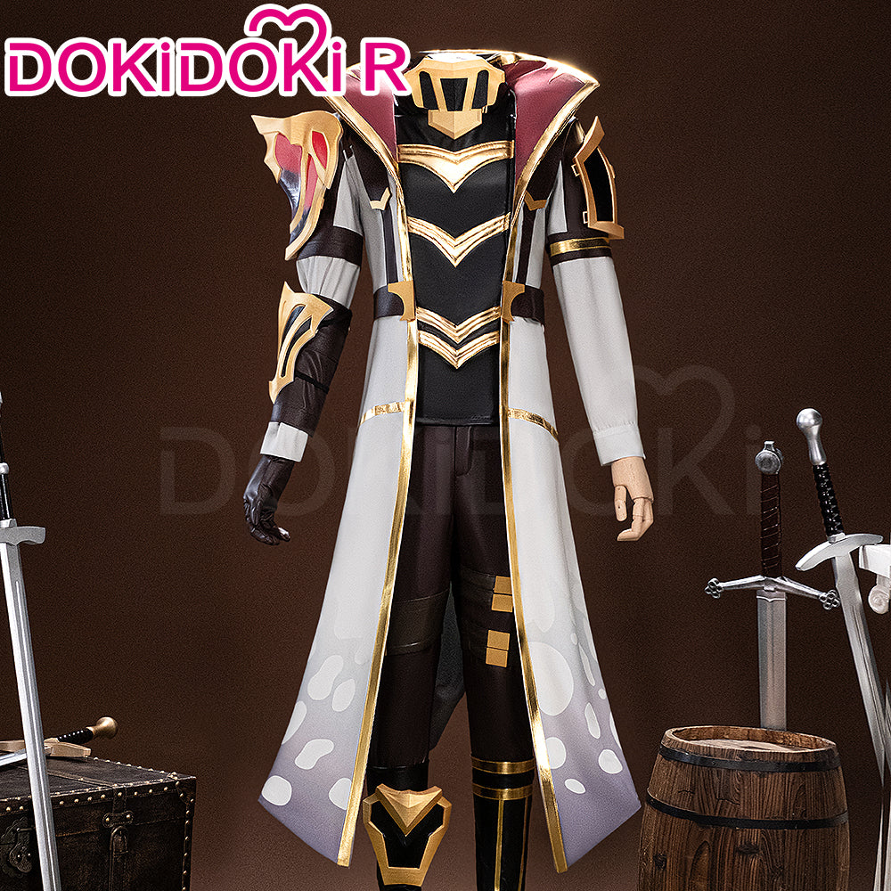【Size XS-3XL】DokiDoki-R Game Cosplay Male Survivor Costume White Black Suit