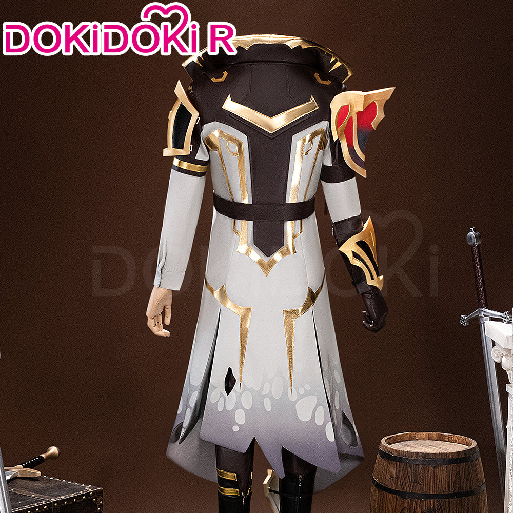 【Size XS-3XL】DokiDoki-R Game Cosplay Male Survivor Costume White Black Suit - Image 2