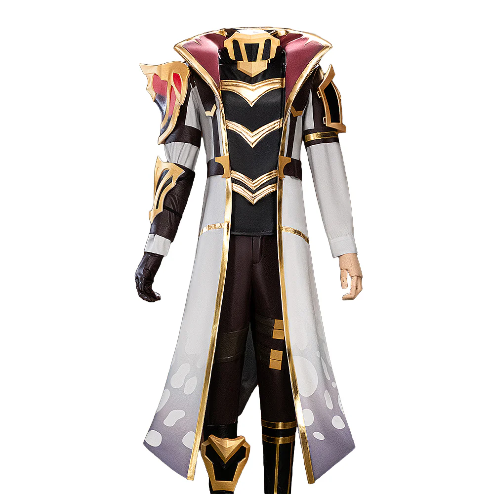 【Size XS-3XL】DokiDoki-R Game Cosplay Male Survivor Costume White Black Suit - Image 5