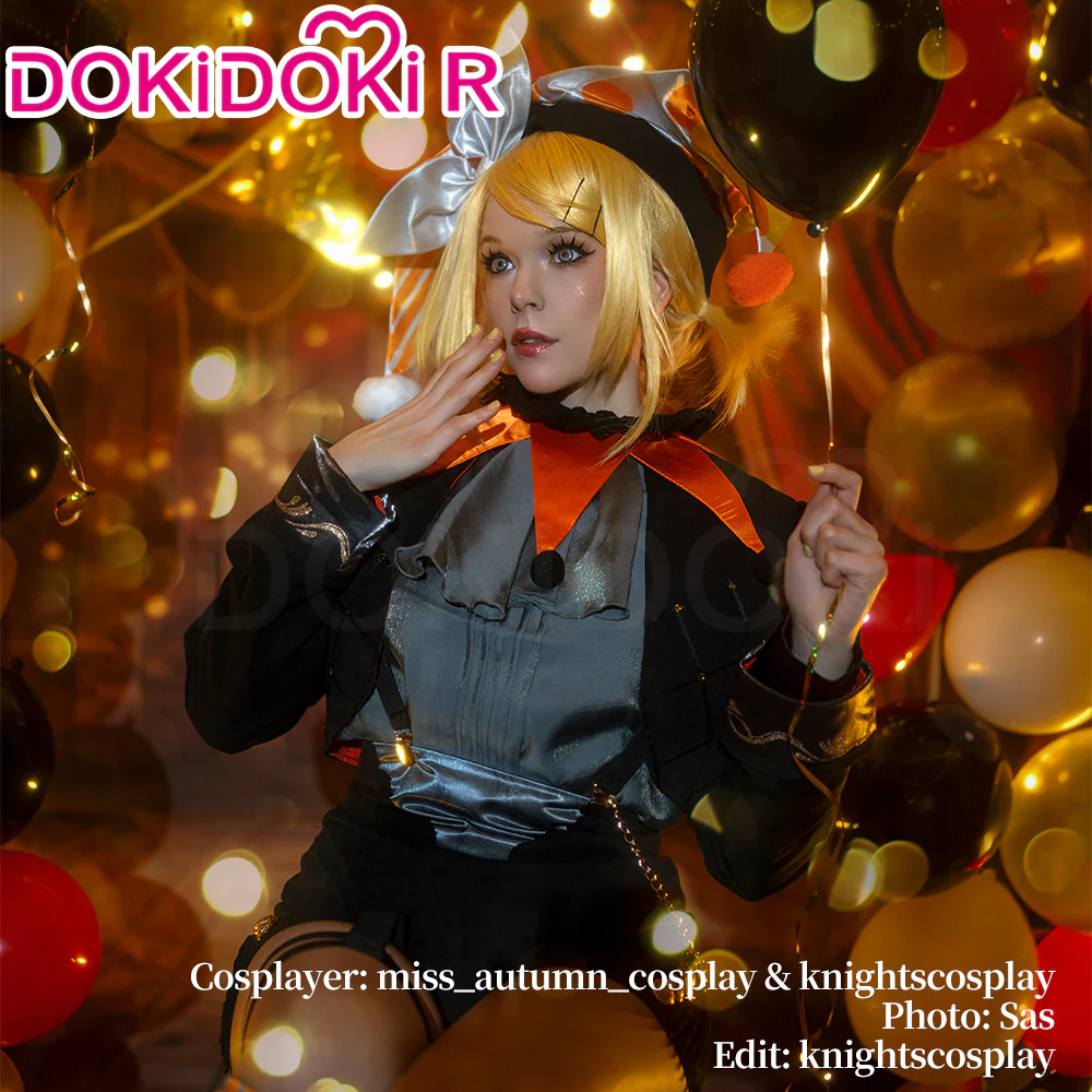 【Size XS-3XL】DokiDoki-R Game Cosplay Orange / Yellow Circus Costumes Circus Osaka Enjoy 2024 - Image 2