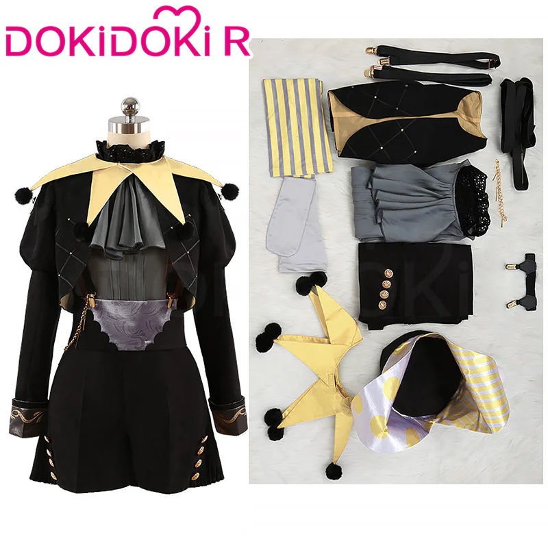 【Size XS-3XL】DokiDoki-R Game Cosplay Orange / Yellow Circus Costumes Circus Osaka Enjoy 2024 - Image 6
