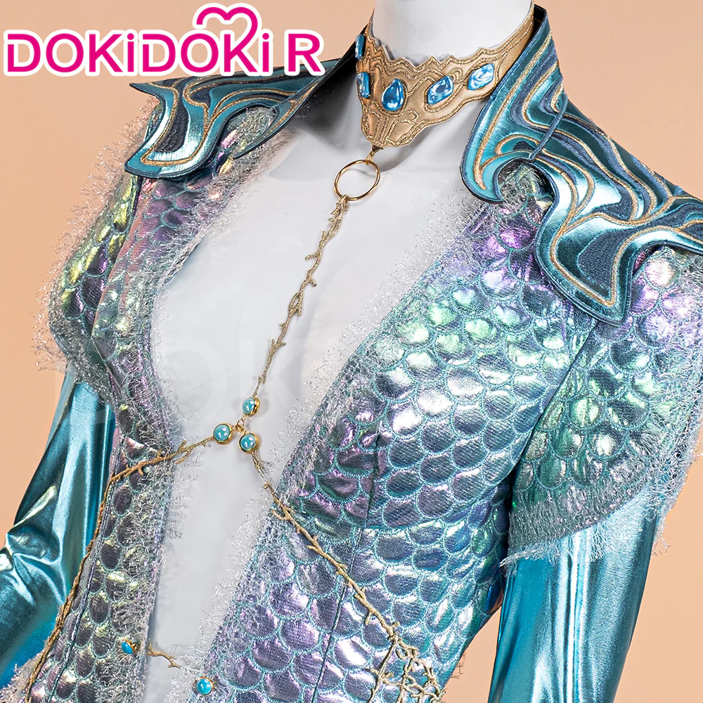 【Size XS-3XL】DokiDoki-R Game Cosplay  Costume Wave Skirt - Image 4