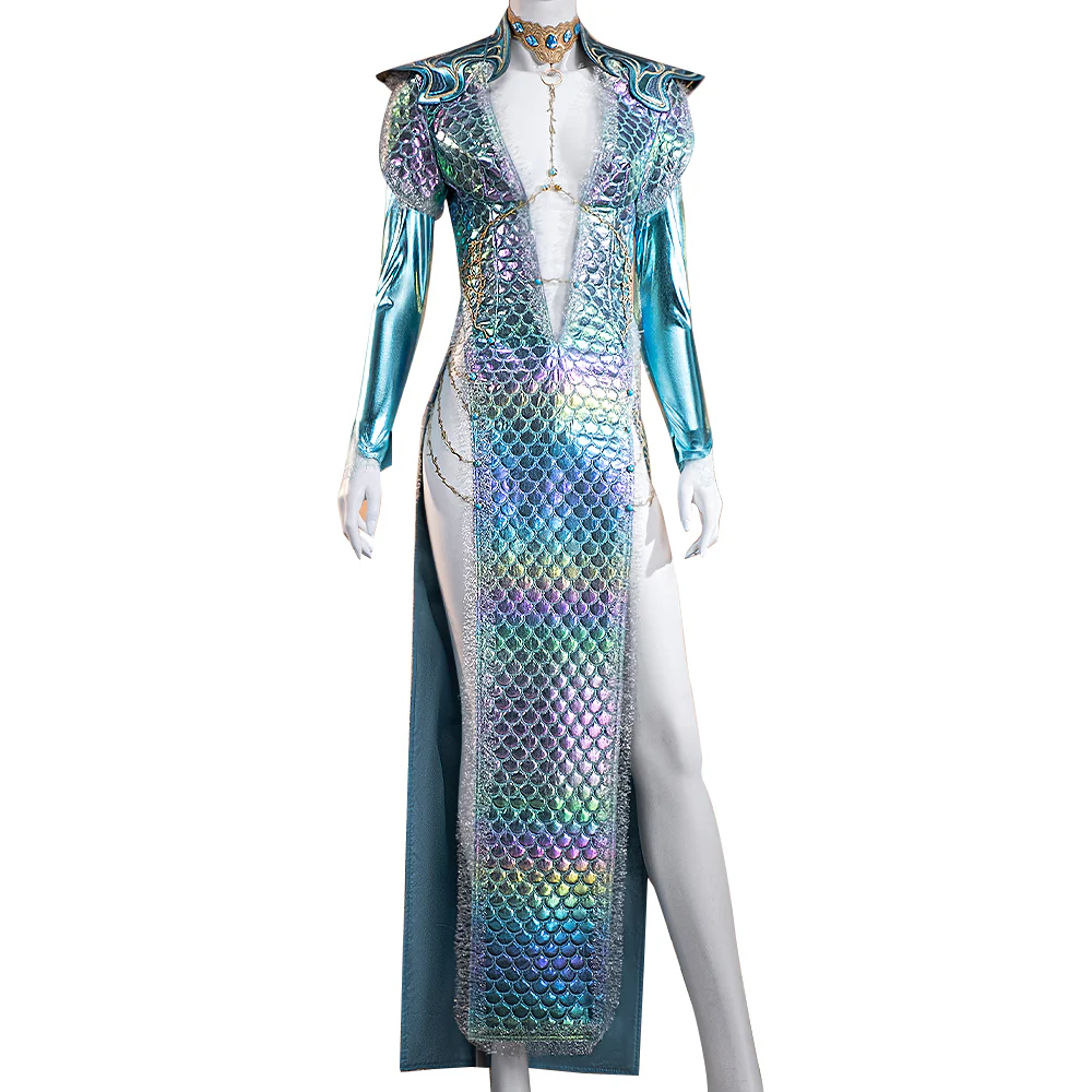 【Size XS-3XL】DokiDoki-R Game Cosplay  Costume Wave Skirt - Image 5