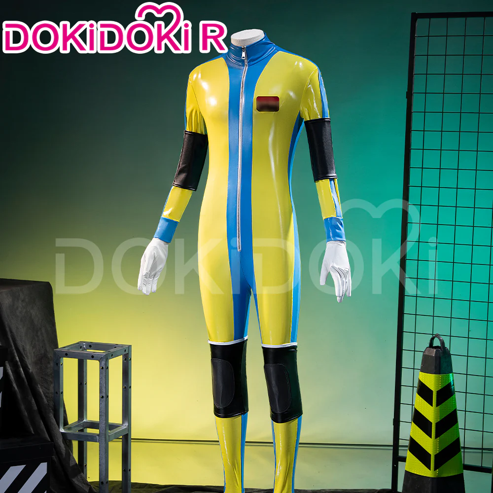 【Size XS-3XL】DokiDoki-R Game Cosplay Costume Water Blue Yellow Bodysuit