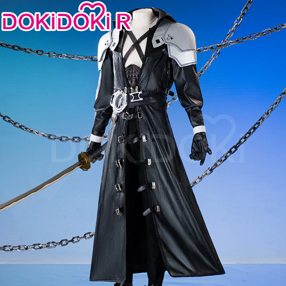 【Size XS-3XL】DokiDoki-R Game Cosplay Sephiiroth Costume Adult - Image 2