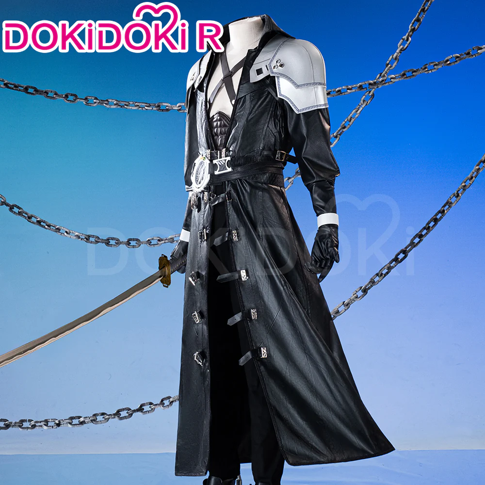 【Size XS-3XL】DokiDoki-R Game Cosplay Sephiiroth Costume Adult - Image 3