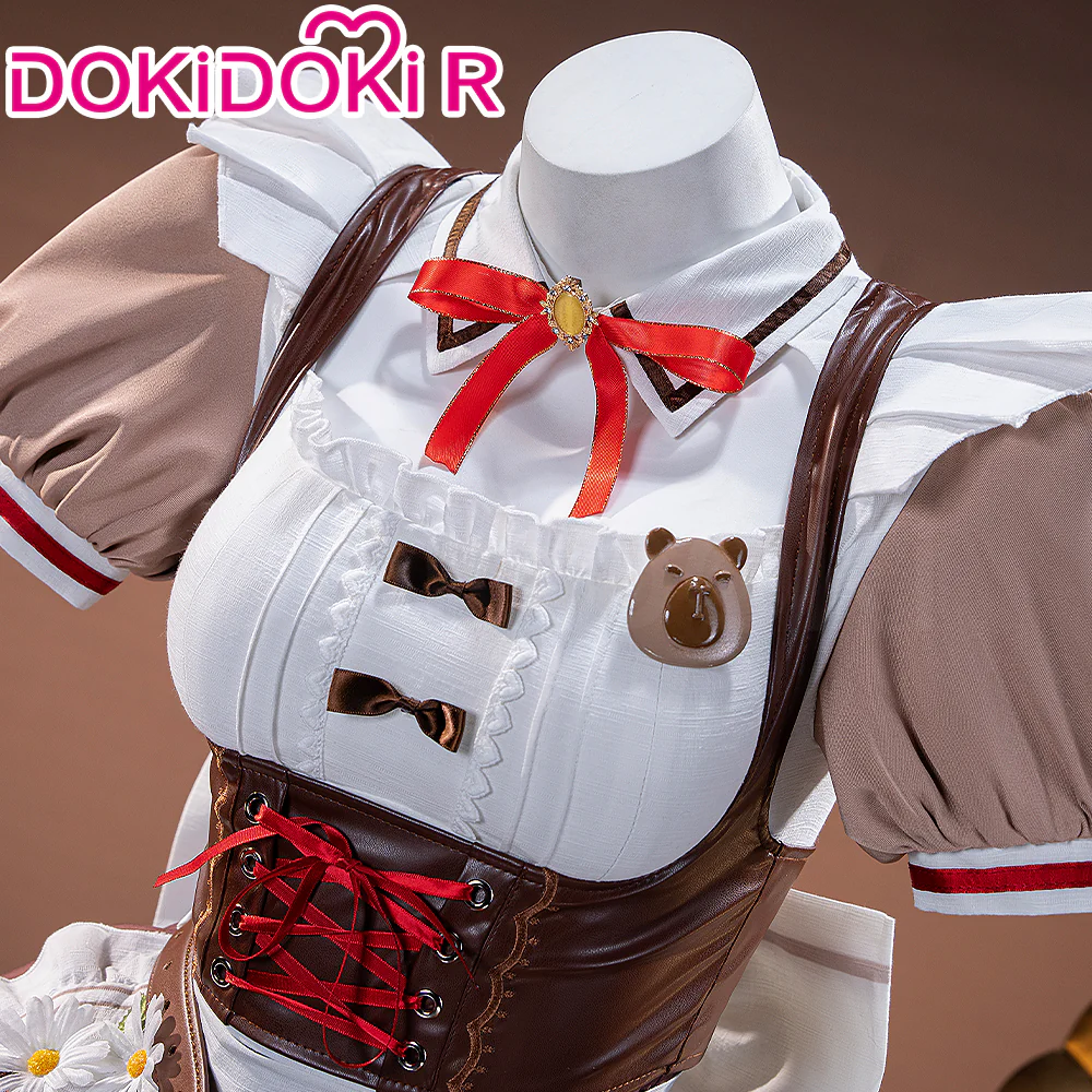 【Partially Ready For Ship】【Size XS-3XL】DokiDoki-R Game Wuthering Waves Cosplay Chisa Costume Cafe Maid Uniform - Image 3