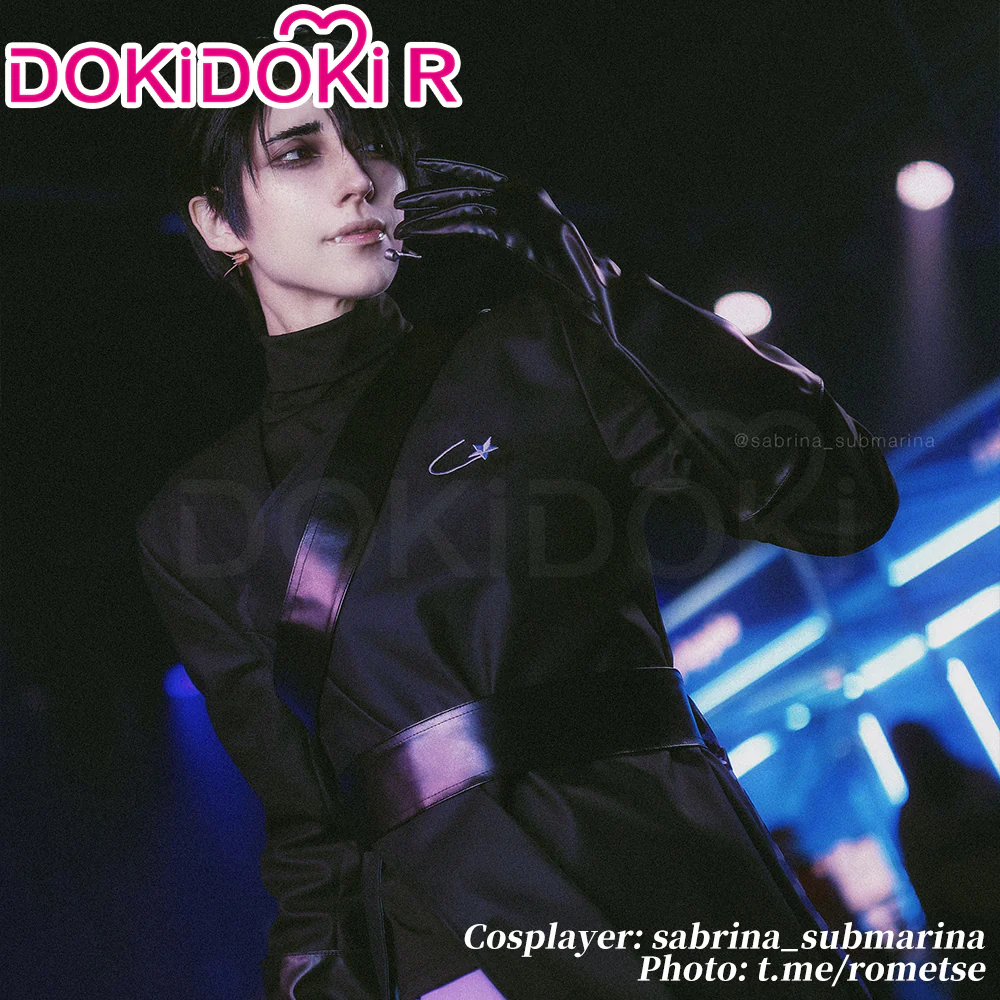 【 Ready For Ship】【Size S-3XL】DokiDoki-R Music Video Cosplay Costume R3 Black Sorrow
