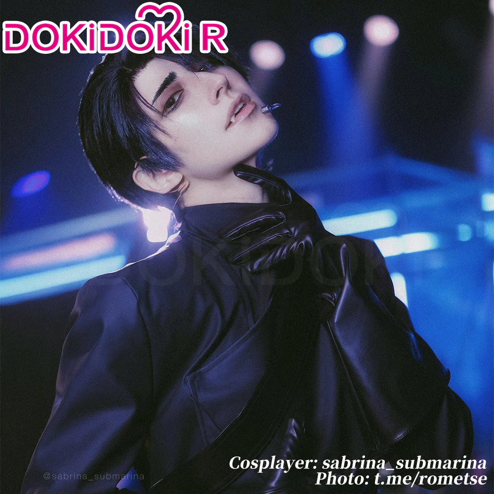 【 Ready For Ship】【Size S-3XL】DokiDoki-R Music Video Cosplay Costume R3 Black Sorrow - Image 3
