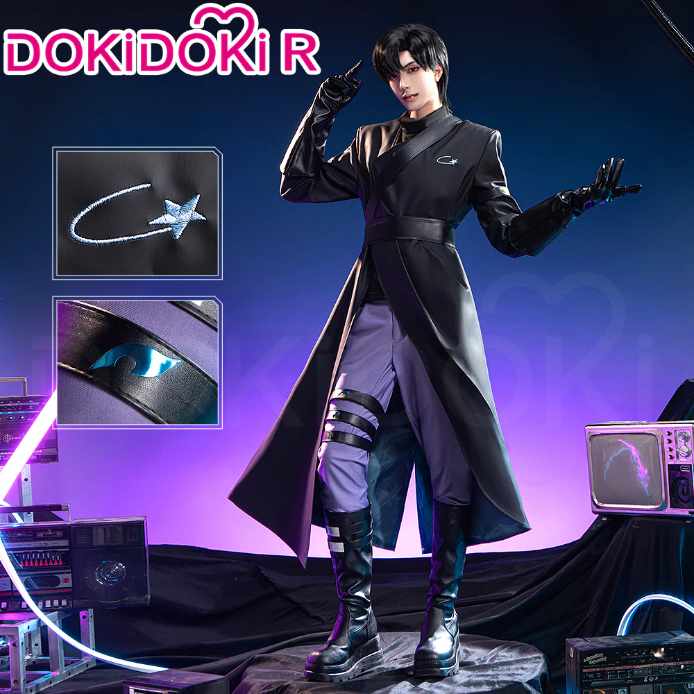 【 Ready For Ship】【Size S-3XL】DokiDoki-R Music Video Cosplay Costume R3 Black Sorrow - Image 4