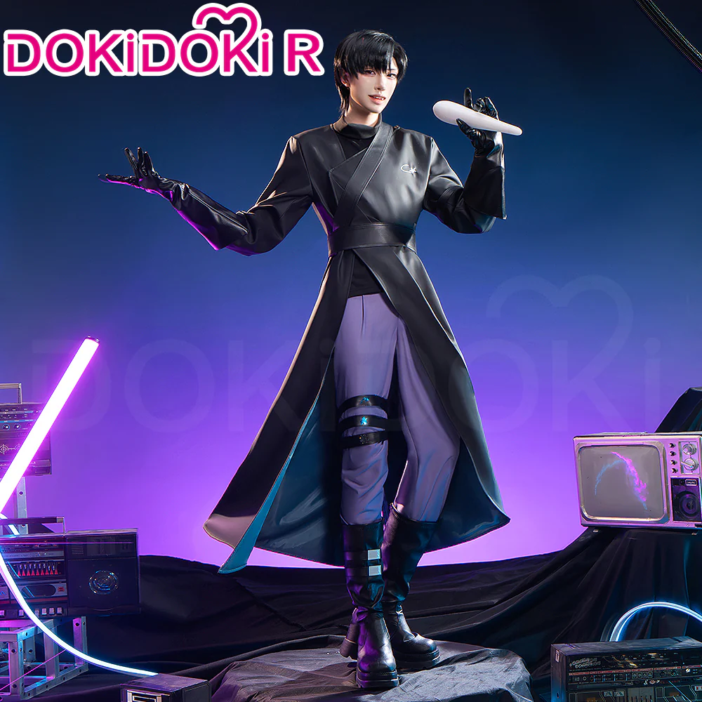 【 Ready For Ship】【Size S-3XL】DokiDoki-R Music Video Cosplay Costume R3 Black Sorrow - Image 5